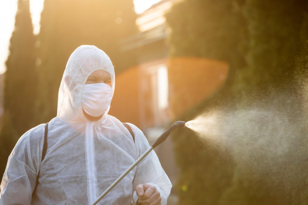 Cleaning and disinfection amid the coronavirus epidemic.